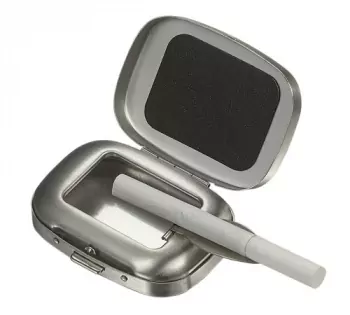 Preston Chrome Plated Rectangular Metal Pocket Ashtray