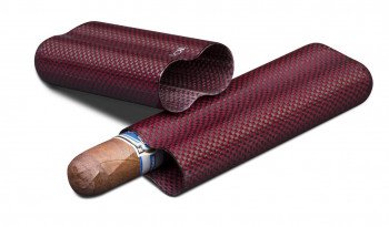 Red Kevlar Lightweight Cigar Case