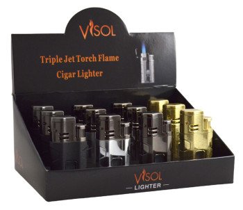 Retail Package - Kauai Triple Flame Lighter 12 Count