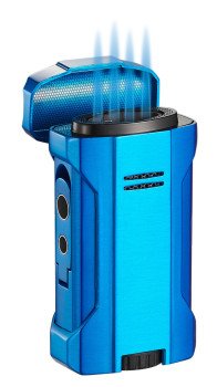 Rhino 2.0 Blue Quad Flame Cigar Lighter