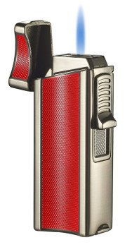 Ridge Red Single Flame Torch Lighter with Cigar Rest