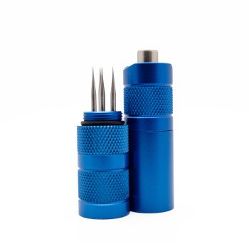 Rio Multi-Tool Cigar Punch and Roach Clip - Blue