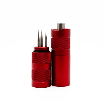 Rio Multi-Tool Cigar Punch and Roach Clip - Red
