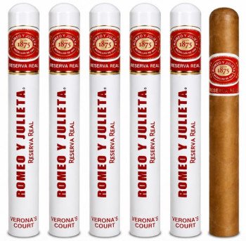 Romeo y Julieta Reserva Real Verona's Court Tubed 5-Pack
