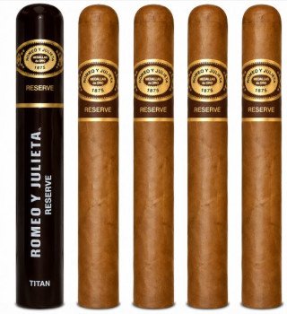 Romeo y Julieta Reserve Titan Tubed 5-Pack