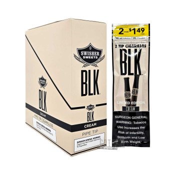 Swisher Sweets BLK Tip Cigarillos Cream