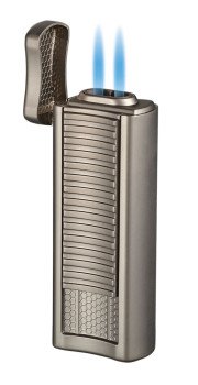 Tiger Double Flame Cigar Lighter - Gunmetal