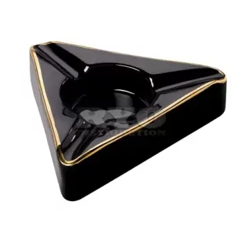 Trident Black Ashtray by Craftsman's Bench