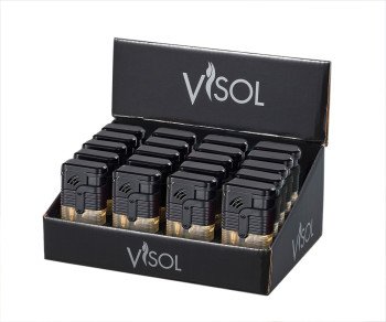 Trijet Black Retail Prepack - 20 Cigar Lighters