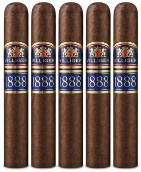 Villiger 1888 Nicaragua Robusto 5-Pack