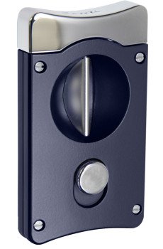 Wedge V Cigar Cutter Blue