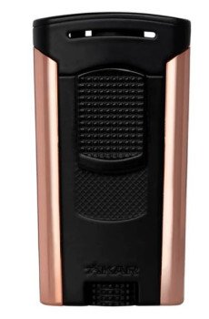 Xikar Astral Single Flame Lighter Rose Gold and Black