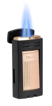 Xikar Ion Double Jet Lighter Black & Rose
