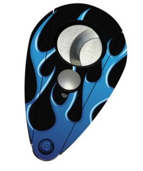 Xikar Xi2 Cutter Hot Rod Series Blue With Blue Flames