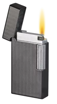 Zebra Soft Flame Flint Lighter - Black