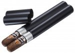 Bacuit Black Matte Dual Cigar Tube