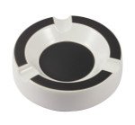 Beatrix Circular Ceramic Cigar Ashtray - White