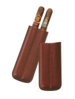 Leather Cigar Case Brown