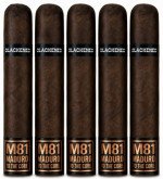 Blackened by Drew Estate M81 Robusto 5-Pack