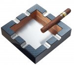 Braeden Carbon Fiber Pattern Cigar Ashtray