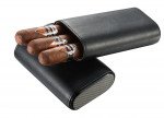 Burgos Black Leather Cigar Case