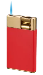 Cougar Single Flame Cigar Lighter - Red & Gold