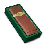 Craftsman's Bench 3-Cigar Leather Case Churchill - Tan