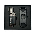Dublin 2 Cigar Cutter & Bulldog Cigar Lighter Gift Set
