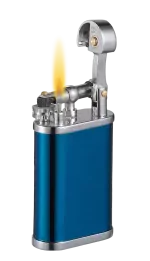 Elegance Blue Soft Flame Flint Lighter
