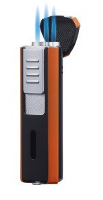 Enigma Triple Flame Cigar Lighter Orange