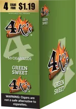 Good Times 4 Kings Cigarillos Green Sweet