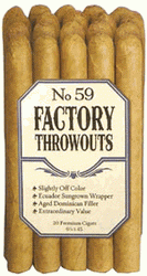 J. C. Newman No. 59 Factory Throwouts
