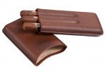 Legend Brown Genuine Leather Cigar Case