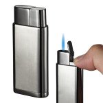 Marco Satin Gunmetal Wind-Resistant Torch Flame Lighter