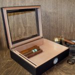 Marvel Diamond Pattern Leather Humidor