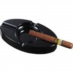 Mauricio Black Cigar Ashtray