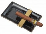 Owen Black Ceramic Cigar Tray