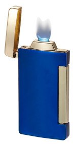 Panther Single Flat Flame Cigar Lighter Ice Blue