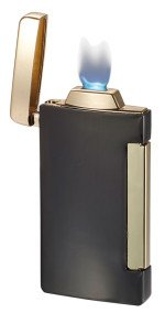 Panther Single Flat Flame Cigar Lighter Matte Black
