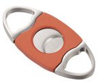 Perfecto Orange and Stainless Steel Double Guillotine Cigar Cutter