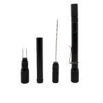 Pokey 2 Cigar Punch, Poker, and Roach Clip - Black