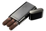 Prato Gunmetal 3 Finger Cigar Case