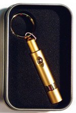 Retractable Bullet Cutter Key Chain in Gift Box (Gold)