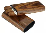 Timber Cherry Wood Finish Cigar Case