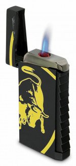 Tonino Lamborghin II Toro Black Rubberized Finish Lighter Yellow Bull