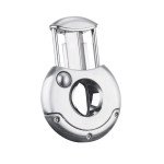 V Sphere Silver Cigar Cutter