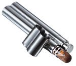 Visol Malamute Stainless Steel Cigar Tube and Liquor Flask Combo