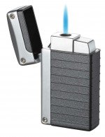 Visol Norfolk Charcoal Grey Matte Torch Flame Lighter