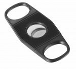 Visol Powell Matte Black Plastic and Stainless Steel Cigar Cutter