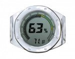 Watch Bezel Silver Digital Hygrometer